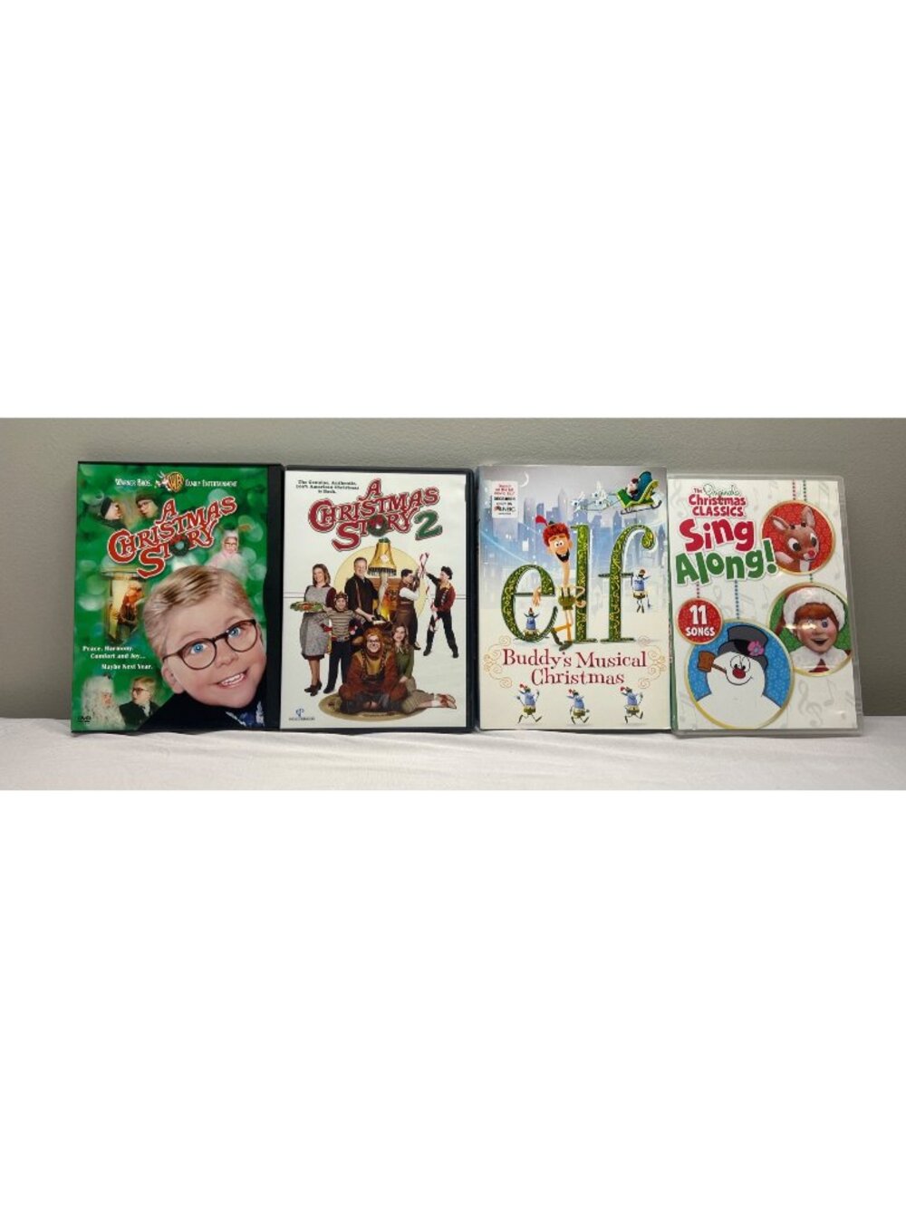 A Christmas Story 1 & 2 Elf Buddys Musical Classic Sing Along DVD Lot 4